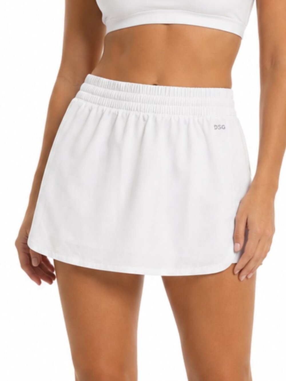 Dsg White Athletic Skirt Nwot